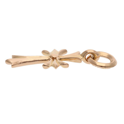 Chrome Hearts 22K Tiny CH Cross Yellow Gold Size ONE SIZE