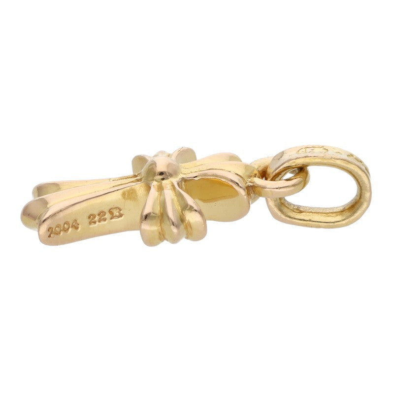 Chrome Hearts 22K Cross Babyfat Yellow Gold Size ONE SIZE
