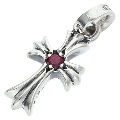 Chrome Hearts Babyfat Ruby Cross 925 Silver Size ONE SIZE