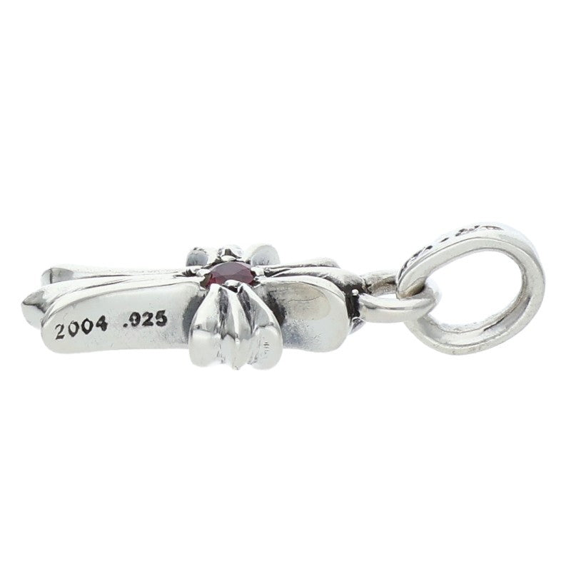 Chrome Hearts Babyfat Ruby Cross 925 Silver Size ONE SIZE