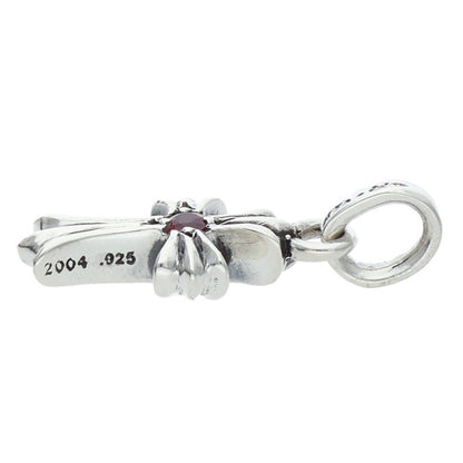 Chrome Hearts Babyfat Ruby Cross 925 Silver Size ONE SIZE