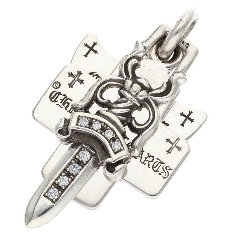 Chrome Hearts 3 Trinkets Aftermarket Pave Size ONE SIZE