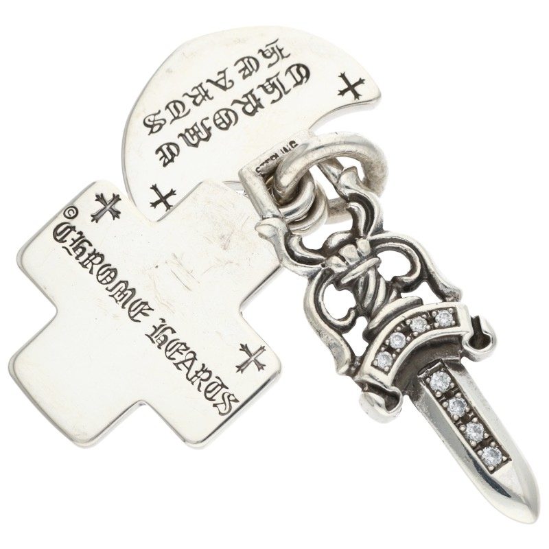 Chrome Hearts 3 Trinkets Aftermarket Pave Size ONE SIZE