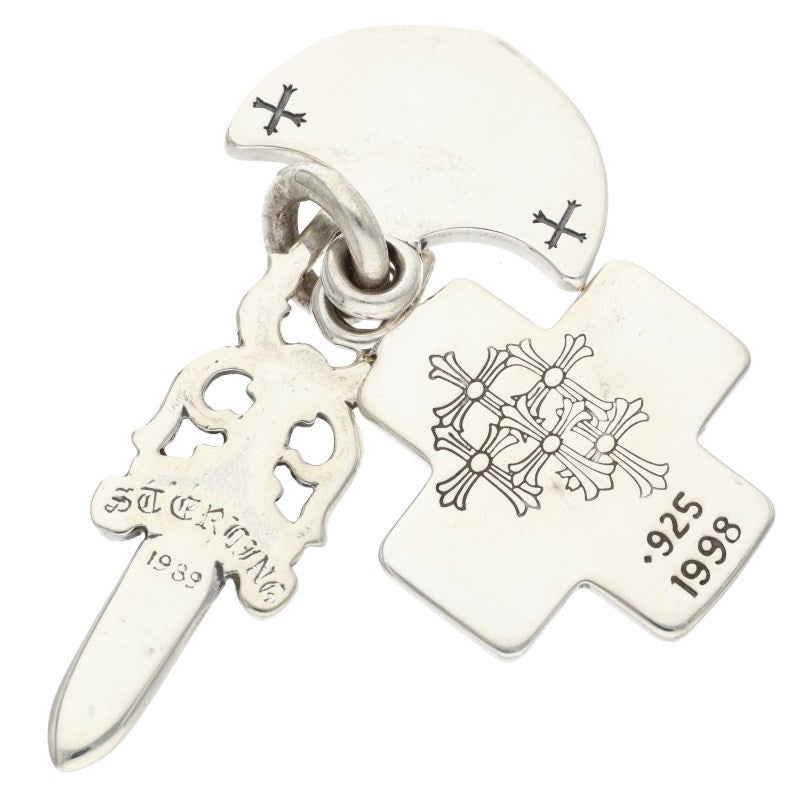 Chrome Hearts 3 Trinkets Aftermarket Pave Size ONE SIZE