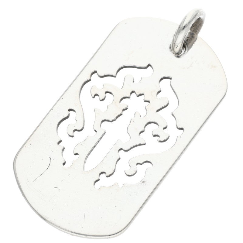 Chrome Hearts Dagger Cutout Dog Tag Silver 925 Size ONE SIZE