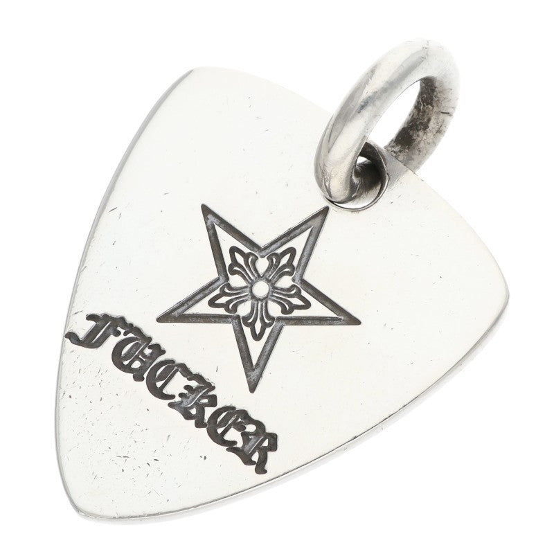 Chrome Hearts Guitar Pick Star Pendant Silver Size ONE SIZE