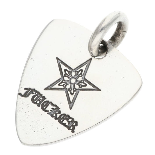 Chrome Hearts Guitar Pick Star Pendant Silver Size ONE SIZE