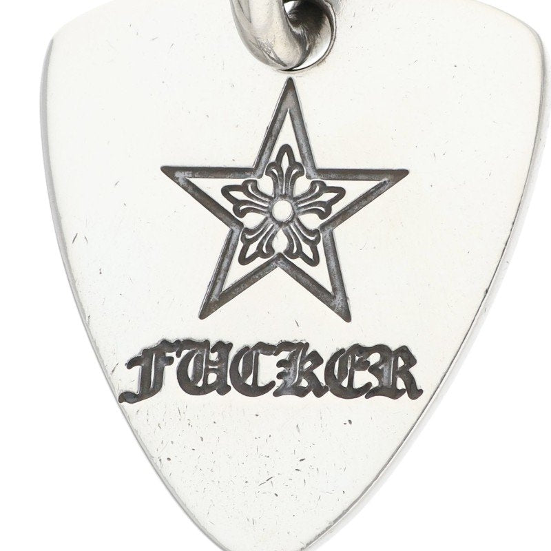 Chrome Hearts Guitar Pick Star Pendant Silver Size ONE SIZE