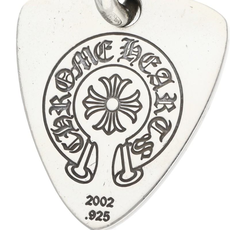 Chrome Hearts Guitar Pick Star Pendant Silver Size ONE SIZE