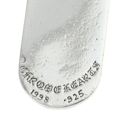 Chrome Hearts Raised Star Dog Tag Silver 925 Size ONE SIZE