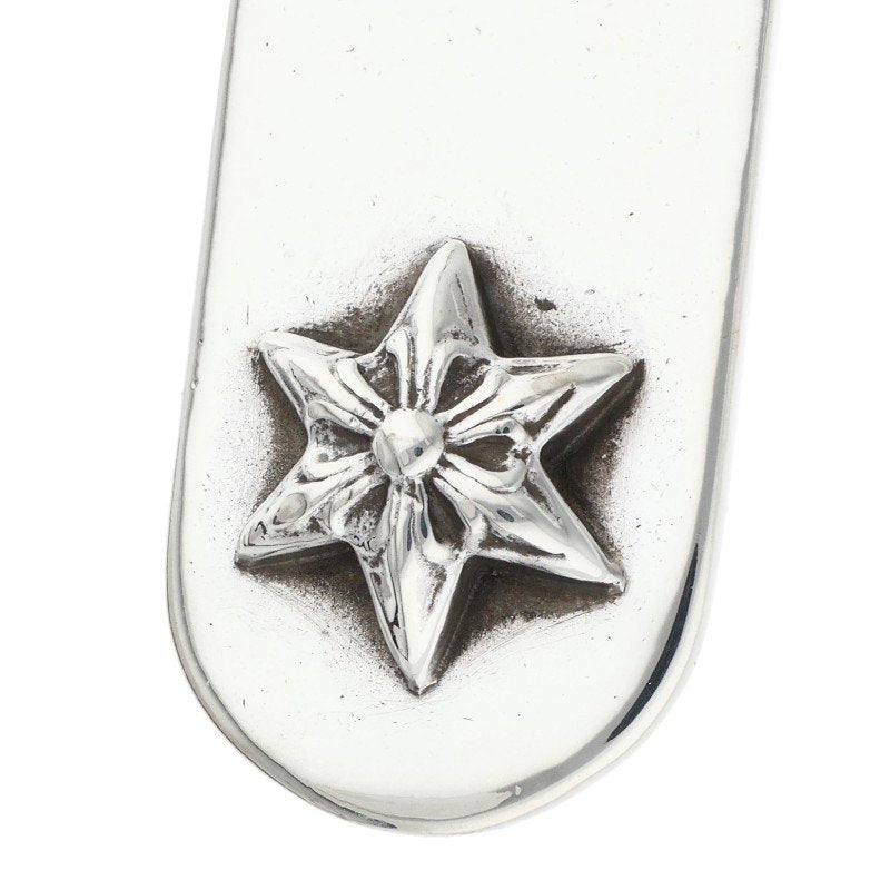 Chrome Hearts Raised Star Dog Tag Silver 925 Size ONE SIZE