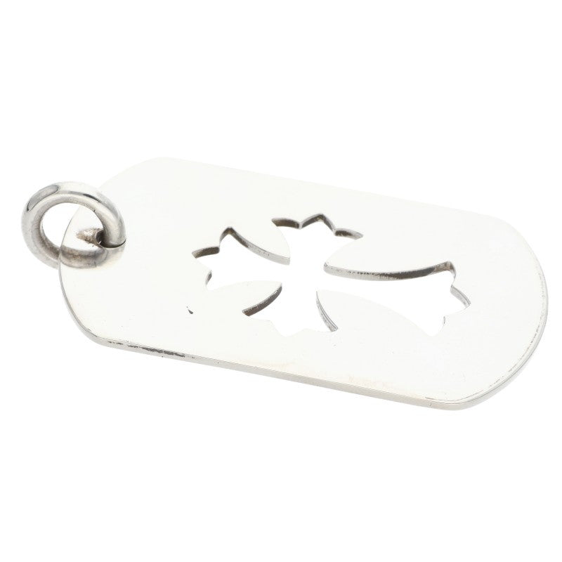 Chrome Hearts Cutout Cross Dog Tag Silver 925 Size ONE SIZE