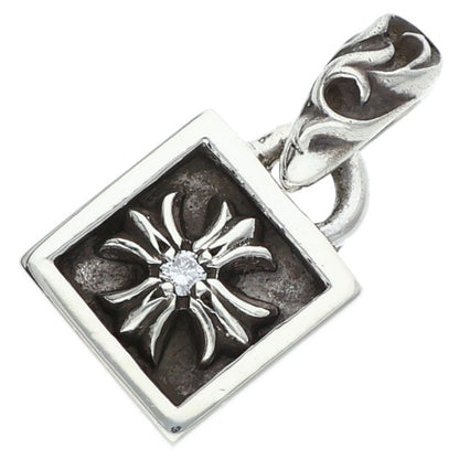 Chrome Hearts Framed CH Plus 1 Diamond Charm Size ONE SIZE