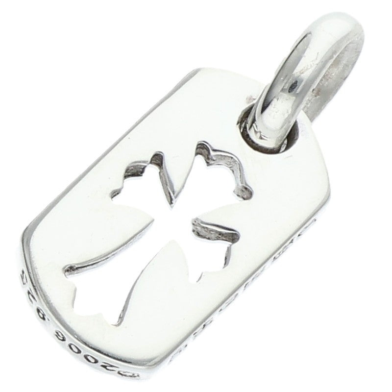 Chrome Hearts Tiny Cutout Cross Dog Tag 925 Size ONE SIZE