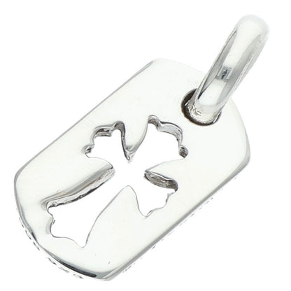 Chrome Hearts Tiny Cutout Cross Dog Tag 925 Size ONE SIZE
