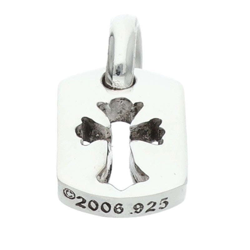Chrome Hearts Tiny Cutout Cross Dog Tag 925 Size ONE SIZE
