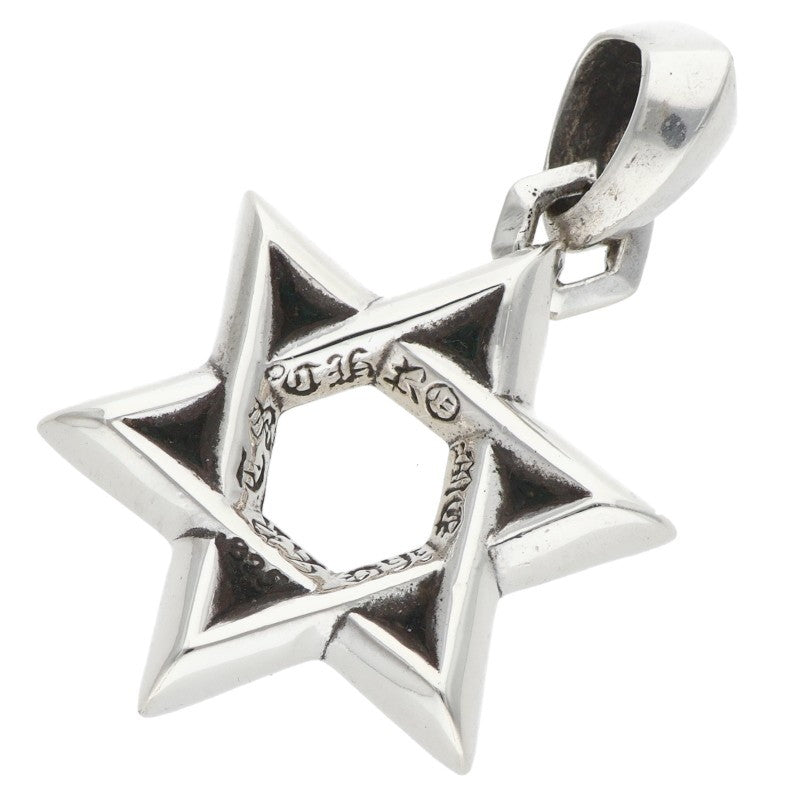Chrome Hearts Star of David Pendant 925 Silver Size ONE SIZE