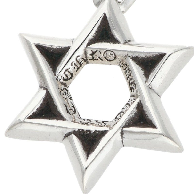 Chrome Hearts Star of David Pendant 925 Silver Size ONE SIZE