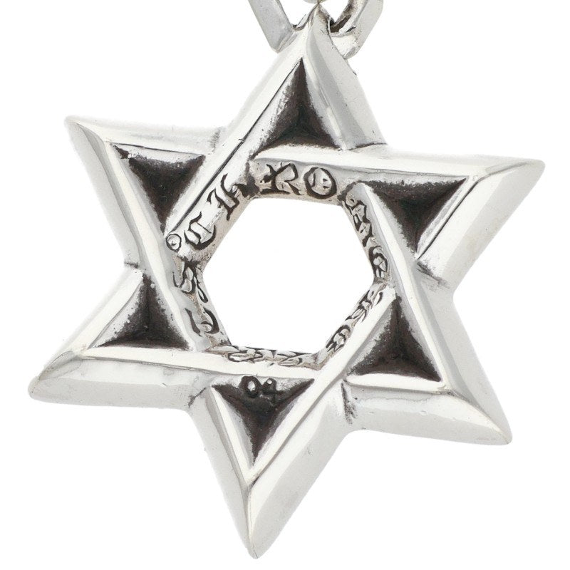 Chrome Hearts Star of David Pendant 925 Silver Size ONE SIZE