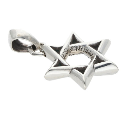 Chrome Hearts Star of David Pendant 925 Silver Size ONE SIZE