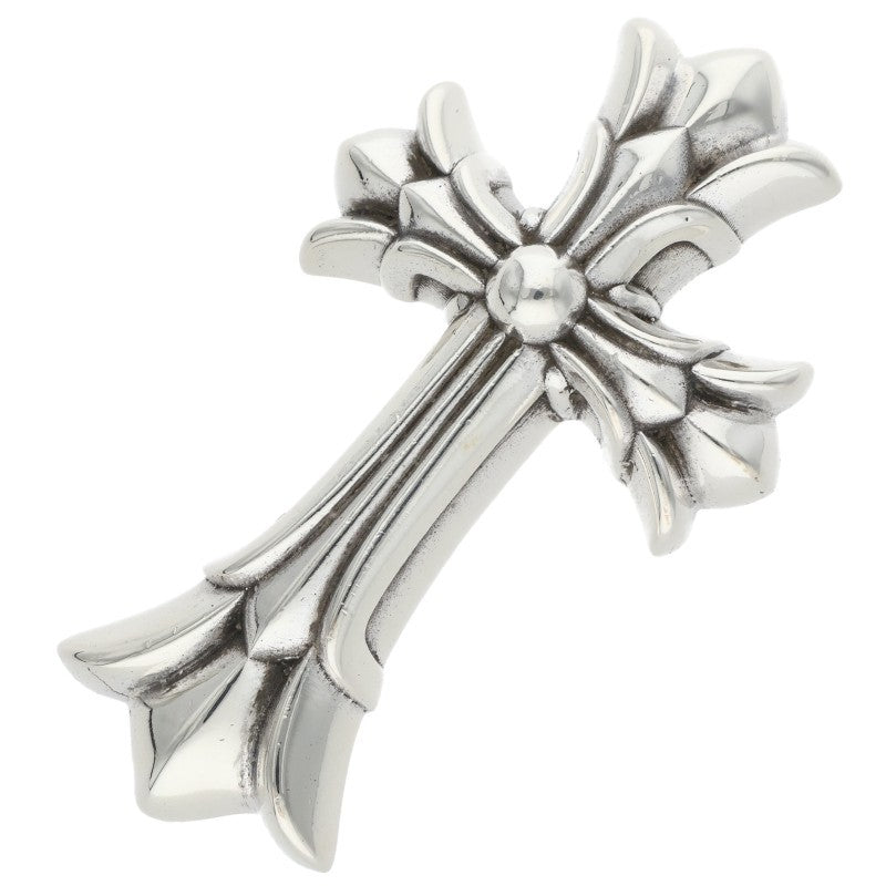 Chrome Hearts Small Double CH Cross Silver Size ONE SIZE
