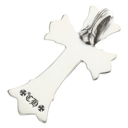 Chrome Hearts Small Double CH Cross Silver Size ONE SIZE