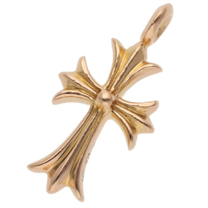 Chrome Hearts 22K Gold Tiny Fat Cross Pave Size ONE SIZE