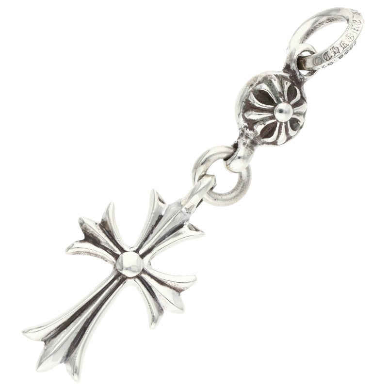 Chrome Hearts 1 Ball Tiny CH Cross Charm .925 Size ONE SIZE