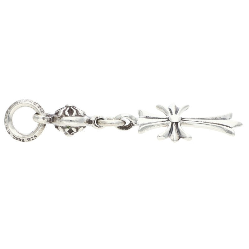 Chrome Hearts 1 Ball Tiny CH Cross Charm .925 Size ONE SIZE