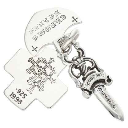 Chrome Hearts Three Trinkets Pendant .925 Size ONE SIZE