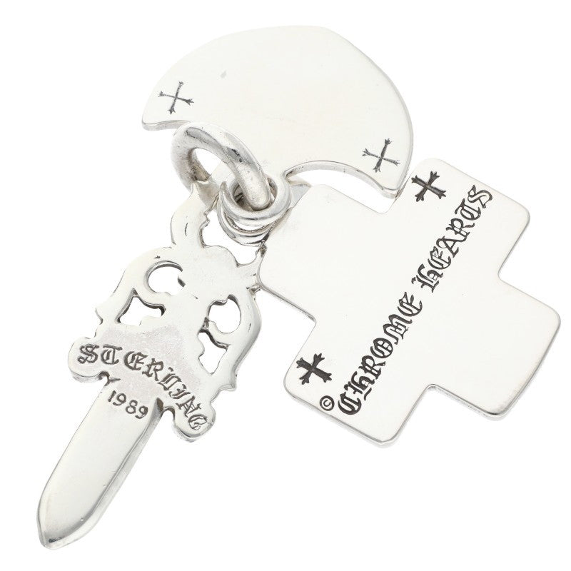 Chrome Hearts Three Trinkets Pendant .925 Size ONE SIZE