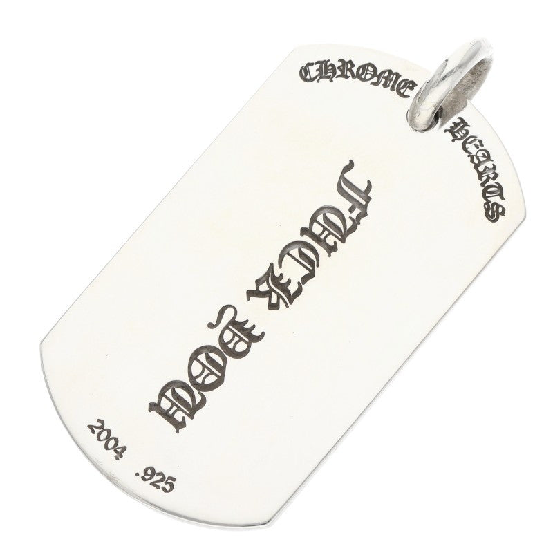 Chrome Hearts LV Limited Large Dog Tag .925 Size ONE SIZE