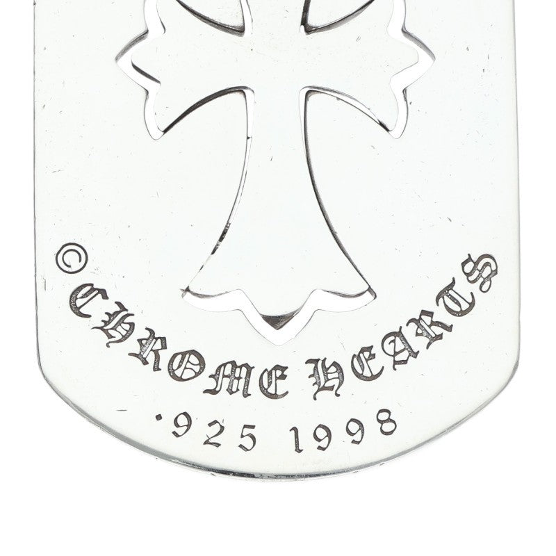 Chrome Hearts Cutout Tiny Cross Large Dog Tag Size ONE SIZE