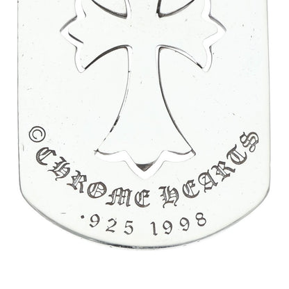 Chrome Hearts Cutout Tiny Cross Large Dog Tag Size ONE SIZE