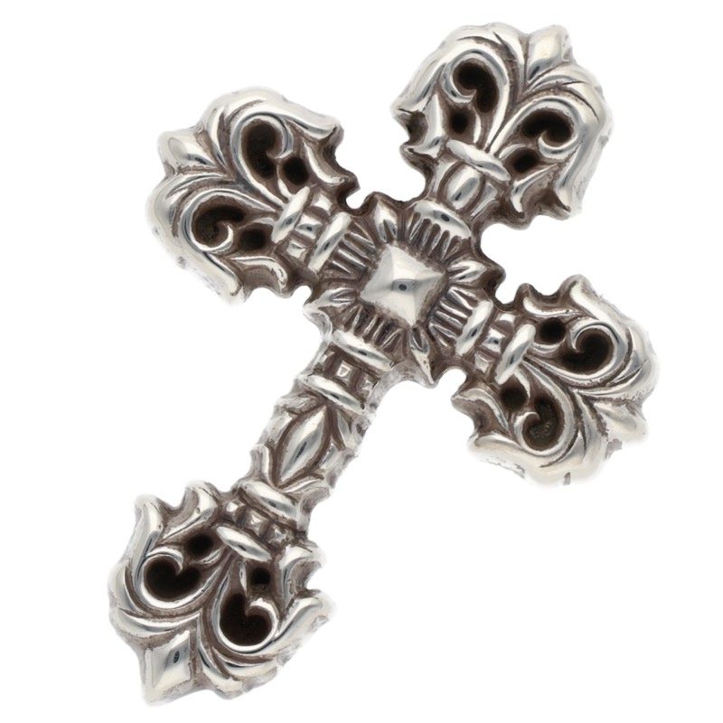 Chrome Hearts XS Filigree Cross Pendant .925 Size ONE SIZE