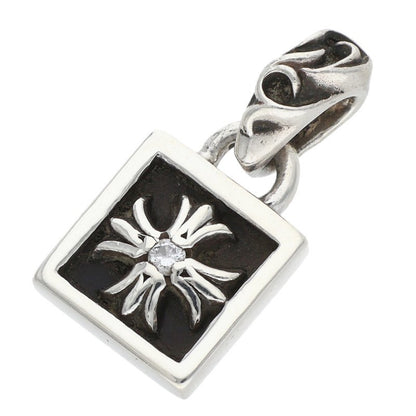 Chrome Hearts Framed CH Plus 1 Diamond Charm Size ONE SIZE
