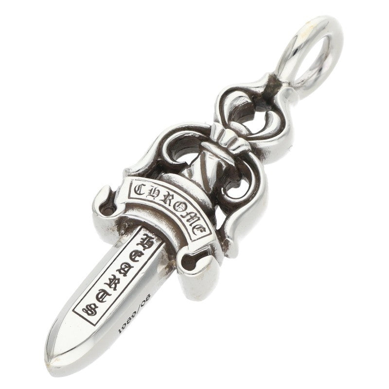 Chrome Hearts Double Dagger Silver Necklace Size ONE SIZE