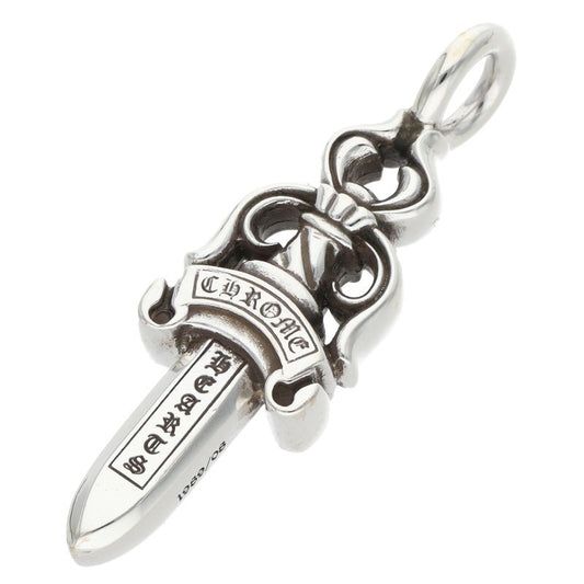 Chrome Hearts Double Dagger Silver Necklace Size ONE SIZE