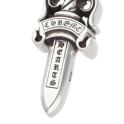 Chrome Hearts Double Dagger Silver Necklace Size ONE SIZE