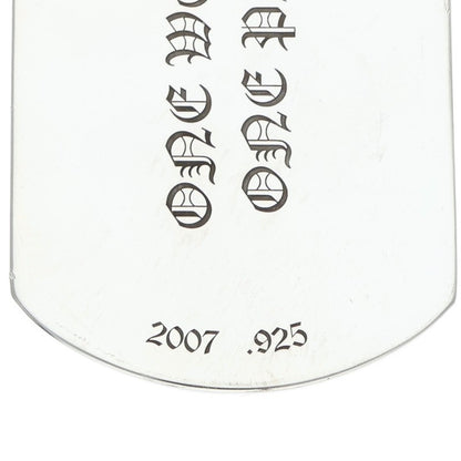 Chrome Hearts D TAG LRG RS3 Dog Tag Silver 925 Size ONE SIZE