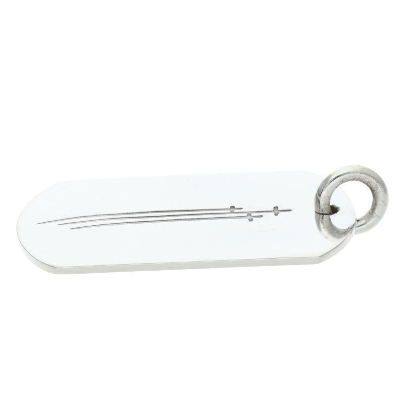Chrome Hearts D TAG LRG RS3 Dog Tag Silver 925 Size ONE SIZE