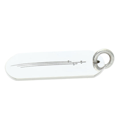 Chrome Hearts D TAG LRG RS3 Dog Tag Silver 925 Size ONE SIZE
