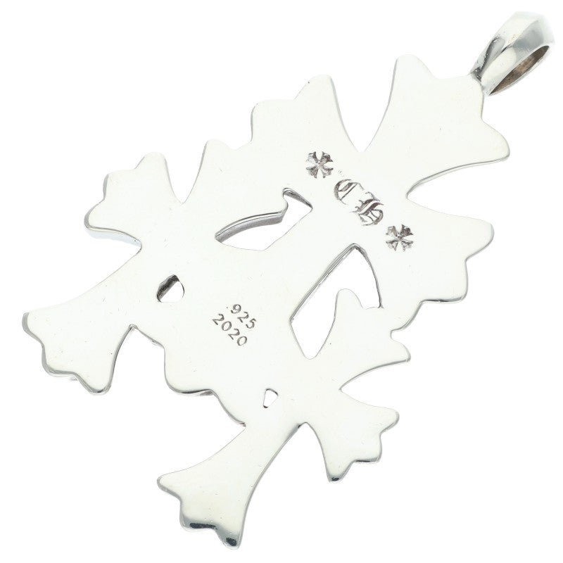 Chrome Hearts Triple CH Cross Small Silver 925 Size ONE SIZE