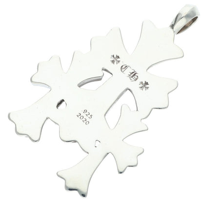 Chrome Hearts Triple CH Cross Small Silver 925 Size ONE SIZE