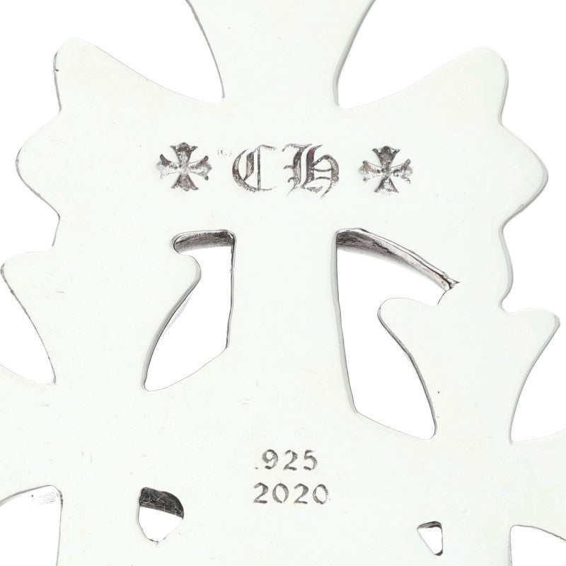 Chrome Hearts Triple CH Cross Small Silver 925 Size ONE SIZE