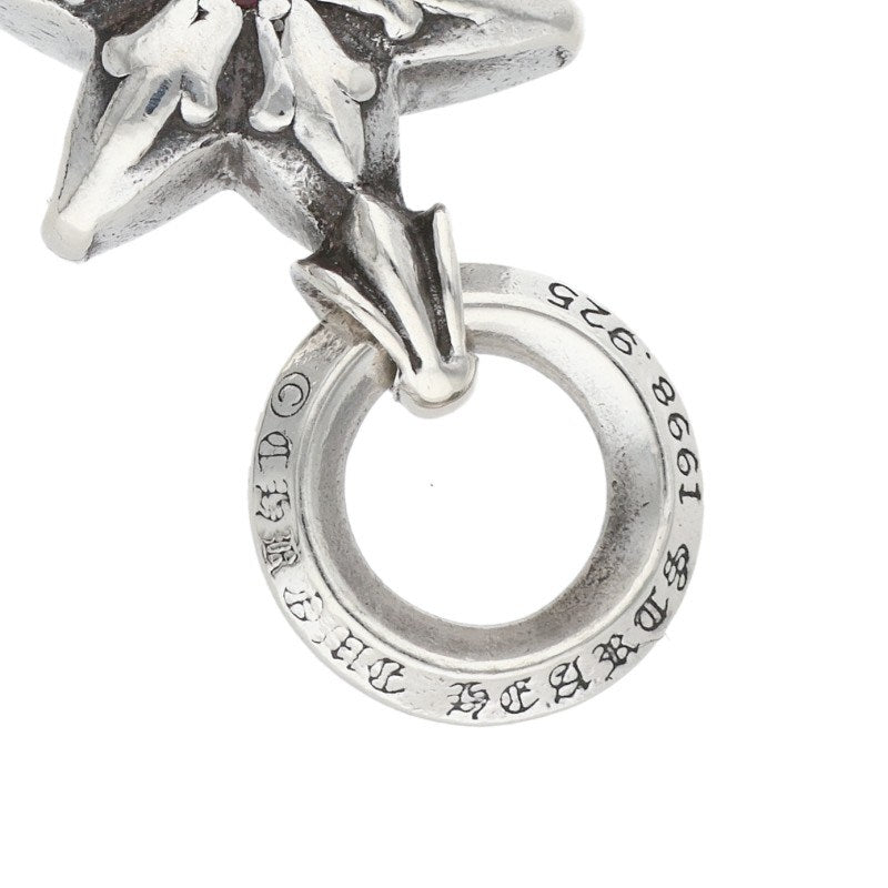 Chrome Hearts 6 Point Star Ruby Charm ONE SIZE Size ONE SIZE