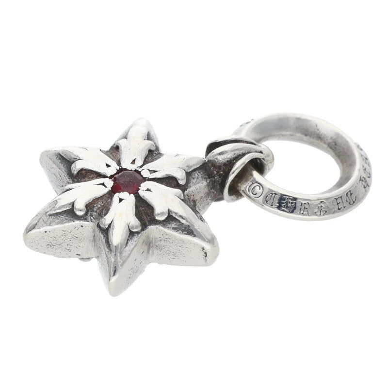 Chrome Hearts 6 Point Star Ruby Charm ONE SIZE Size ONE SIZE