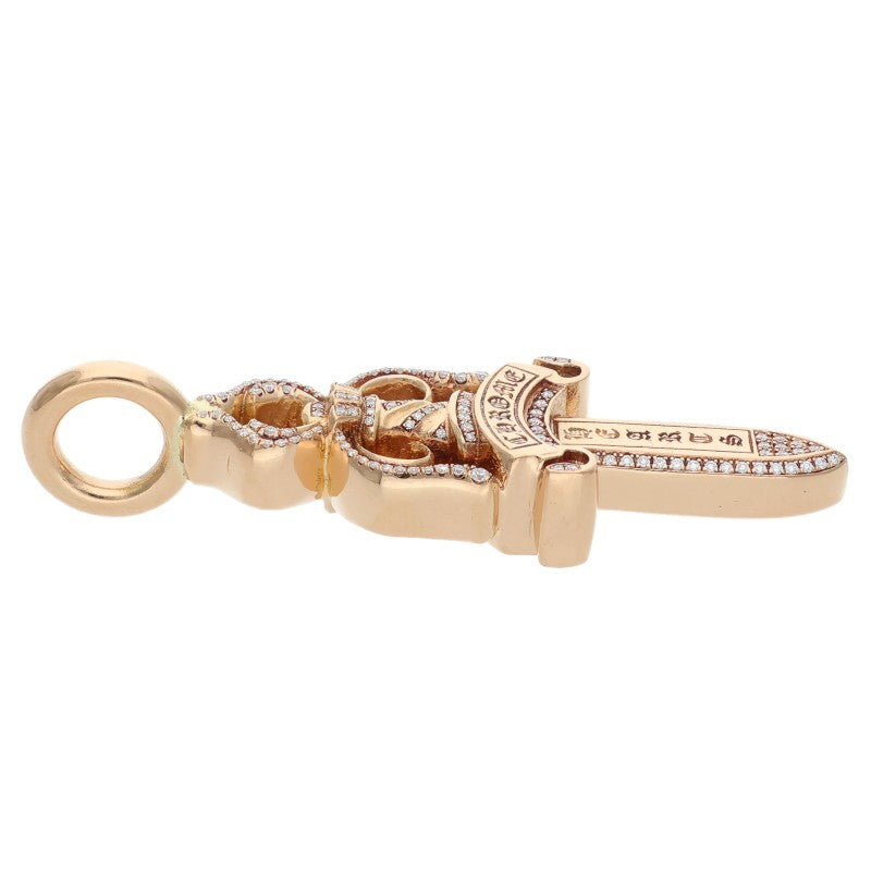 Chrome Hearts 22K Double Dagger Pave Diamond Size ONE SIZE
