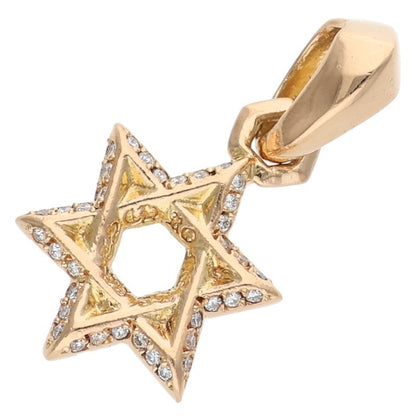 Chrome Hearts 22K Star of David Pave Diamond Size ONE Multi