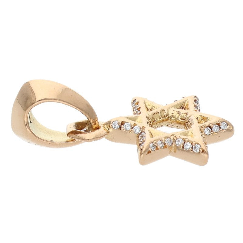 Chrome Hearts 22K Star of David Pave Diamond Size ONE Multi